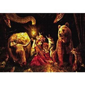 Cakapuzzle Küçük Kız Duygusal Hayvanlar Ahşap 500 Parça Puzzle
