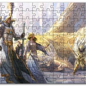 Cakapuzzle Kudret ve Sihirli Melek Sanatı Mdf 1000 Parça Puzzle