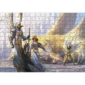 Cakapuzzle Kudret ve Sihirli Melek Sanatı Mdf 255 Parça Puzzle