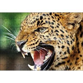 Cakapuzzle Kükreyen Güzel Leopar Görseli 120 Parça Puzzle