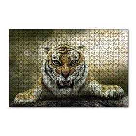 Cakapuzzle Kükreyen Kaplan Artwork 120 Parça Ahşap Puzzle
