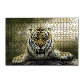 Cakapuzzle Kükreyen Kaplan Artwork 120 Parça Ahşap Puzzle