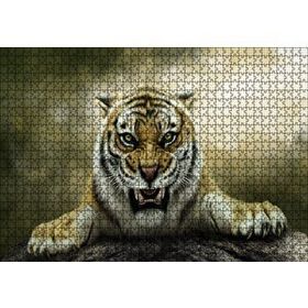 Cakapuzzle Kükreyen Kaplan Artwork 120 Parça Ahşap Puzzle
