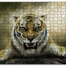 Cakapuzzle Kükreyen Kaplan Artwork Mdf 1000 Parça Puzzle