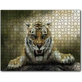 Cakapuzzle Kükreyen Kaplan Artwork Mdf 500 Parça Puzzle