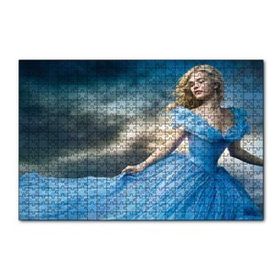 Cakapuzzle Külkedisi Elbiseli Kadın Ve Bulutlar Görseli 120 Parça Ahşap Puzzle