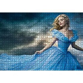 Cakapuzzle Külkedisi Elbiseli Kadın Ve Bulutlar Görseli 120 Parça Ahşap Puzzle