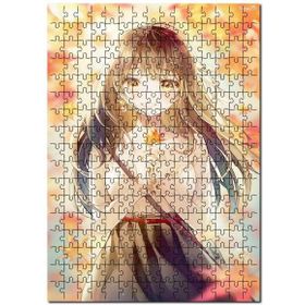 Cakapuzzle Kumral Güzel Sevimli Anime Kız Görseli Mdf 1000 Parça Puzzle