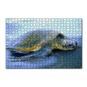 Cakapuzzle Kumsala Çıkan Caretta Caretta 120 Parça Ahşap Puzzle