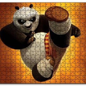 Cakapuzzle Kung Fu Panda 3 Kung Fu Sanatı Mdf 120 Parça Puzzle