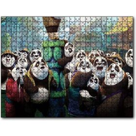 Cakapuzzle Kung Fu Panda Ailesi Mdf 120 Parça Puzzle