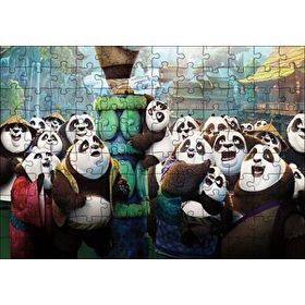Cakapuzzle Kung Fu Panda Ailesi Mdf 120 Parça Puzzle