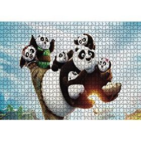 Cakapuzzle Kungfu Panda Ailesi 1000 Parça Puzzle