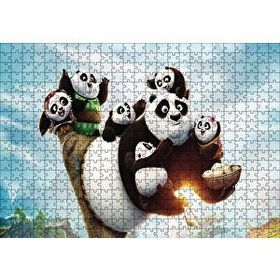 Cakapuzzle Kungfu Panda Ailesi 500 Parça Puzzle