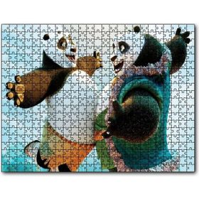 Cakapuzzle Kungfu Panda Usta ve Çırak Mdf 1000 Parça Puzzle