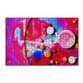 Cakapuzzle Küreler Hücreler ve Renk Topları 120 Parça Ahşap Puzzle