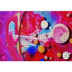 Cakapuzzle Küreler Hücreler ve Renk Topları Mdf 1000 Parça Puzzle