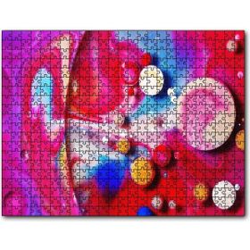 Cakapuzzle Küreler Hücreler ve Renk Topları Mdf 120 Parça Puzzle