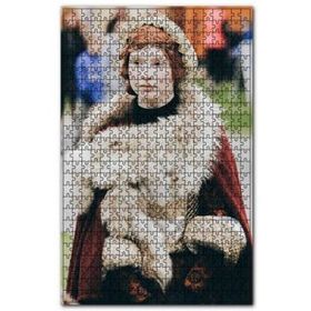 Cakapuzzle Kürklü Kızıl Saçlı Danimarkalı Kız 120 Parça Puzzle
