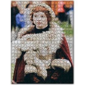 Cakapuzzle Kürklü Kızıl Saçlı Danimarkalı Kız Ahşap 1000 Parça Puzzle