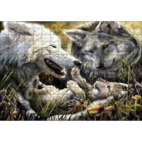 Cakapuzzle Kurt Ailesi Görseli 120 Parça Puzzle