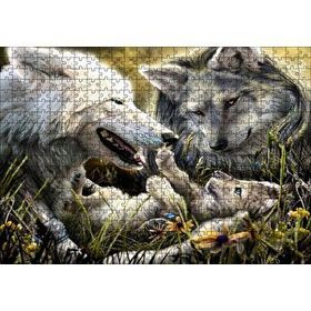 Cakapuzzle Kurt Ailesi Görseli 500 Parça Puzzle