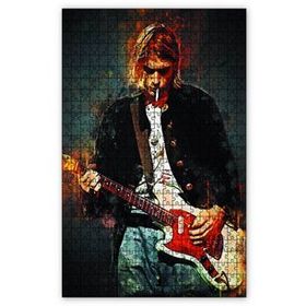 Cakapuzzle Kurt Cobain Sahnede Çizim 120 Parça Puzzle