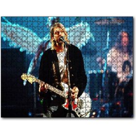 Cakapuzzle Kurt Cobain Sahnede Şarkılarıyla Mdf 1000 Parça Puzzle
