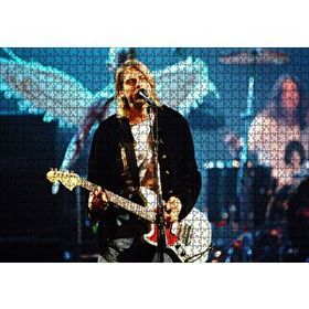 Cakapuzzle Kurt Cobain Sahnede Şarkılarıyla Mdf 1000 Parça Puzzle
