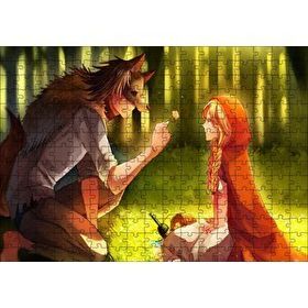 Cakapuzzle Kurt ve Kırmızı Başlıklı Kız Peri Hikayesi 255 Parça Puzzle