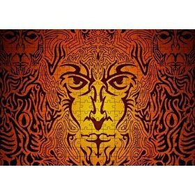Cakapuzzle Kurtadam Tribal Portre 120 Parça Ahşap Puzzle