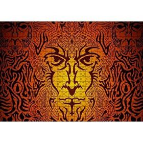 Cakapuzzle Kurtadam Tribal Portre 120 Parça Ahşap Puzzle