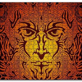 Cakapuzzle Kurtadam Tribal Portre Mdf 500 Parça Puzzle