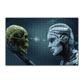 Cakapuzzle Kuru Kafa ve Robot 120 Parça Puzzle