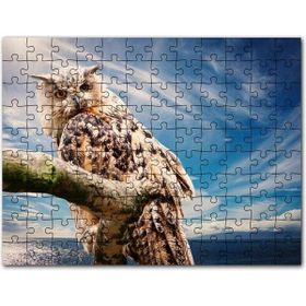 Cakapuzzle Kütüğün Üzerinde Miskinlik Eden Sarı Kedi Mdf 1000 Parça Puzzle