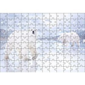 Cakapuzzle Kutup Ayıları Karlar ve Buz Kütleleri 255 Parça Puzzle