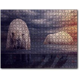 Cakapuzzle Kutup Ayıları Okyanus ve Günbatımı 255 Parça Puzzle