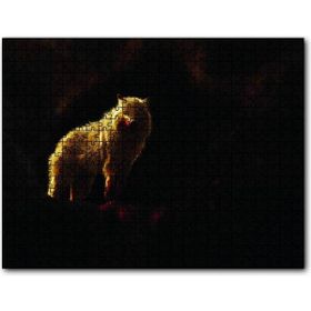 Cakapuzzle Kutup Kurdu Avlanıyor Ahşap 500 Parça Puzzle