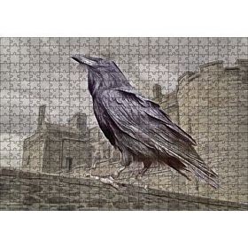 Cakapuzzle Kuzgunların Kralı Görseli 120 Parça Ahşap Puzzle