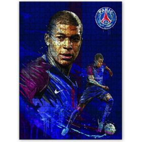 Cakapuzzle Kylian Mbappe Çizim 120 Parça Puzzle