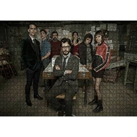 Cakapuzzle La Casa De Papel Başlangıç Kadrosu 120 Parça Ahşap Puzzle