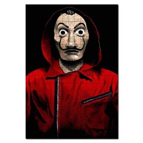 Cakapuzzle La Casa De Papel Dali Maskeli Karakter Mdf 1000 Parça Puzzle