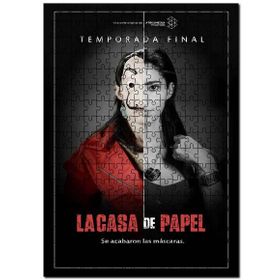 Cakapuzzle La Casa De Papel Nairobi Maskeli Maskesiz Mdf 120 Parça Puzzle