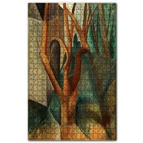 Cakapuzzle La Rue des Bois 1908 by Pablo Picasso 120 Parça Ahşap Puzzle
