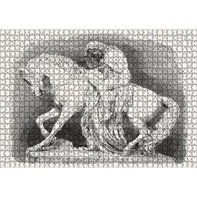Cakapuzzle Lady Godiva Taş Heykel 120 Parça Ahşap Puzzle
