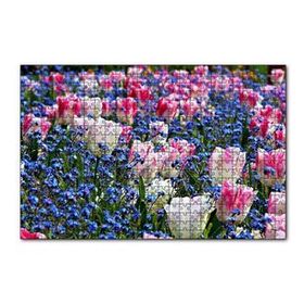 Cakapuzzle Lale Çiçeği Ve Bahar Çiçekleri 120 Parça Ahşap Puzzle