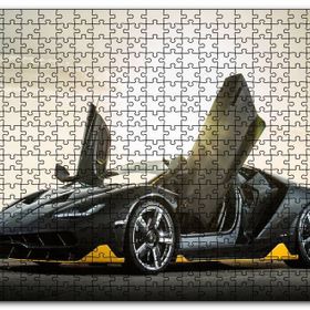 Cakapuzzle Lamborghini Centenario Kapılar Açık Mdf 1000 Parça Puzzle