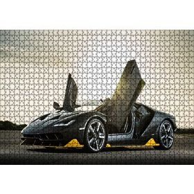 Cakapuzzle Lamborghini Centenario Kapılar Açık Mdf 1000 Parça Puzzle