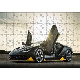 Cakapuzzle Lamborghini Centenario Kapılar Açık Mdf 120 Parça Puzzle