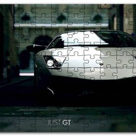 Cakapuzzle Lamborghini Gt Flu Arkaplan Mdf 120 Parça Puzzle
